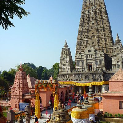 Entrance to the Mahabodhi Temple
