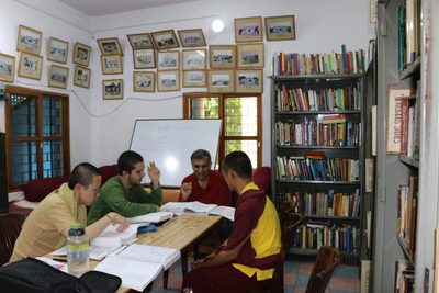 Punya Prasad Parajuli instructing