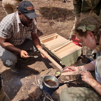 Field research with Tanzanian Elephant Foundation
