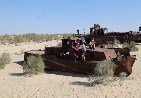 Aral Sea ship