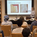 Katharine Graves presents at Punk and Pamphlets event