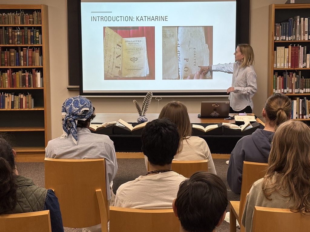 Katharine Graves presents at Punk and Pamphlets event