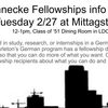 Special Lunch Table: Kuennecke Fellowship