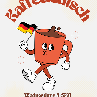 Kaffeeklatsch flyer Wednesdays 5-6pm