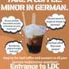 Free Ice Coffee - German Information Table