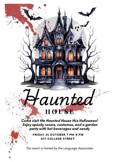 Haunted House Flyer