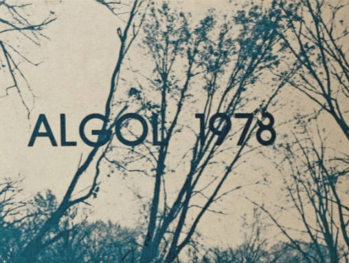 Class of 1978 Algol