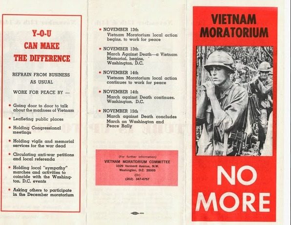Vietnam War Moratorium Pamphlet