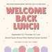 SOAN Welcome Back Lunch