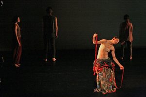 Dancers on a stage