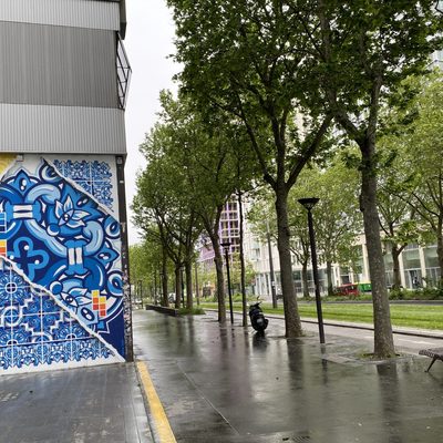 Rainy yet Colorful Day in Paris