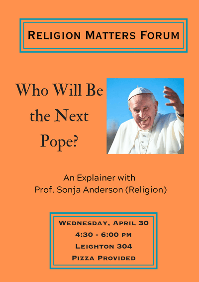 Religion Matters 4/30 at 4:30