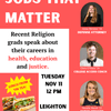Jobs That Matter: Health, Law, and Education