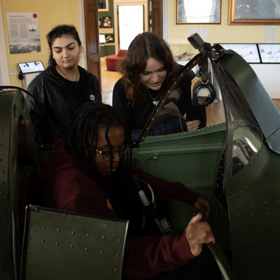 Isha, Hilly, and Shauntavia at Bentley Priory