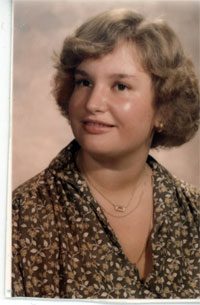 Archival photo of Katie Burgess (1983)