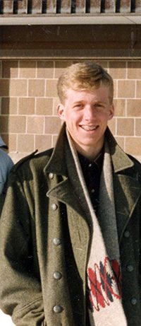 Archival photo of Christopher Lund (1990)