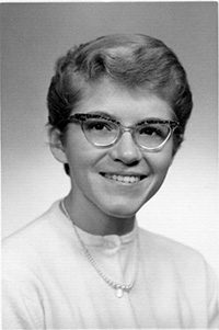 Archival photo of Carol Bosworth (1965)