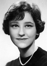 Archival photo of Judith Levin (1965)