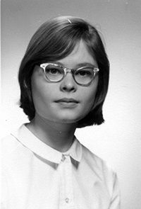 Archival photo of Jan (Conway) Tullis (1965)