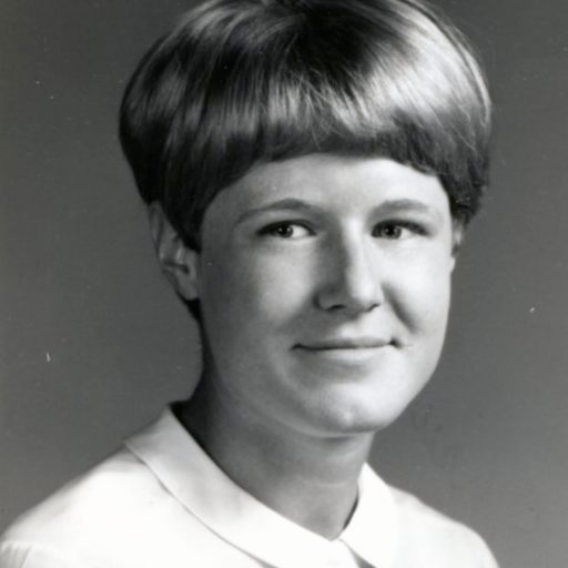 Archival photo of Susan (Rice) Hartley (1968)