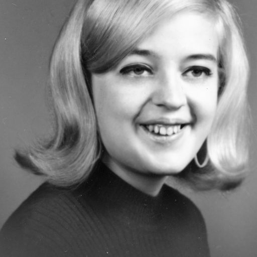 Archival photo of Sandra Wilde (1968)
