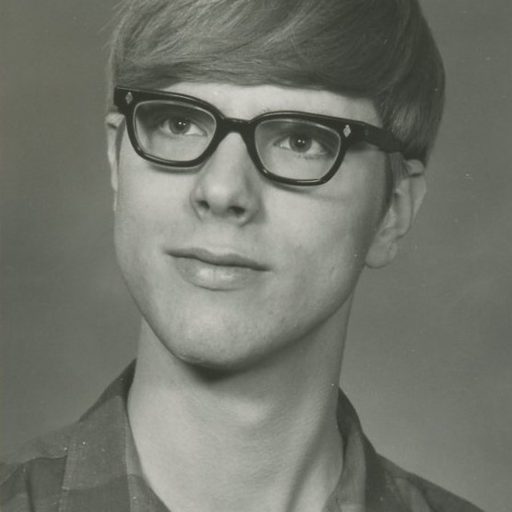 Archival photo of David Sylvester (1975)