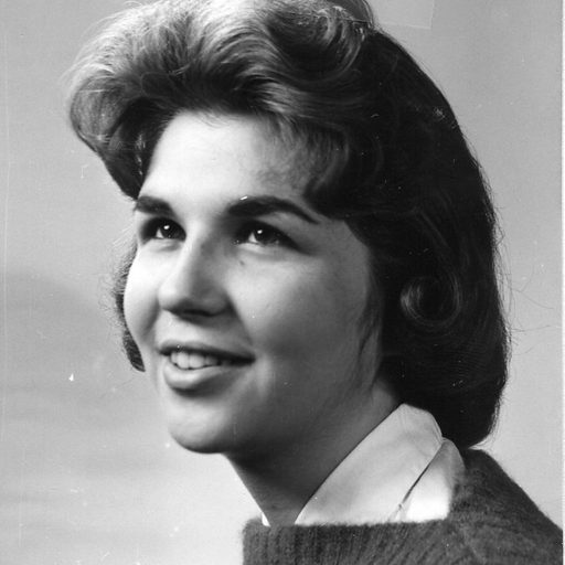 Archival photo of Katie (Courtice) Basquin (1964)