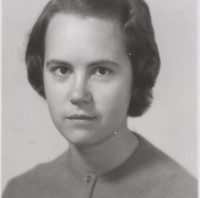 Archival photo of Joan Barrett (1963)