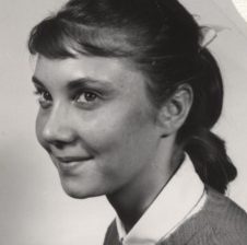 Archival photo of Kathy (Nelson) Juneau (1963)