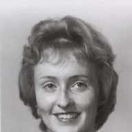 Archival photo of Sylvia (Pfeffer) Kerr (1963)