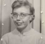 Archival photo of Kathleen (Osborn) Burdick (1962)