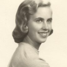 Archival photo of Jane (Christopherson) Mitchell (1962)