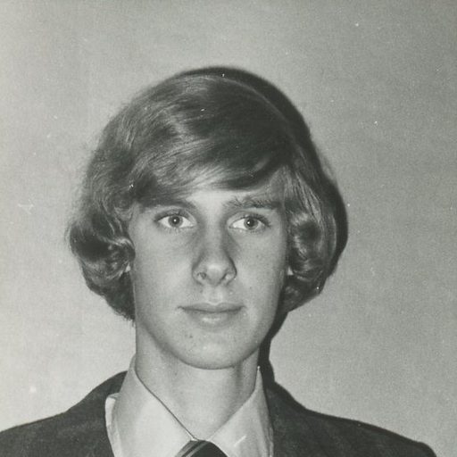 Archival photo of Christopher Levey (1977)