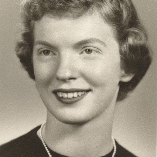 Archival photo of Joy (Baumgartner) Botts (1958)