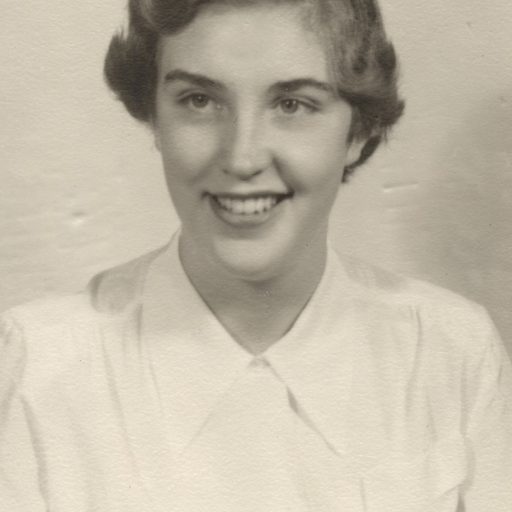 Archival photo of Judith Clague (1958)