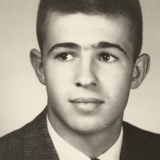 Archival photo of Joel Falk (1959)