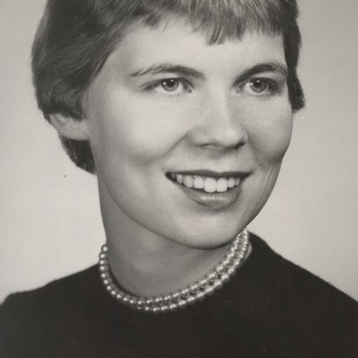 Archival photo of Judith (Hummel) Fischer (1959)
