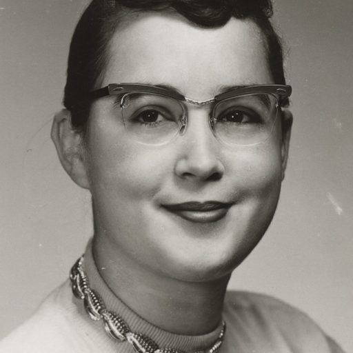 Archival photo of Laurel Grotzinger (1957)