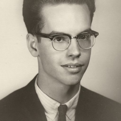 Archival photo of Robert Heiney (1959)