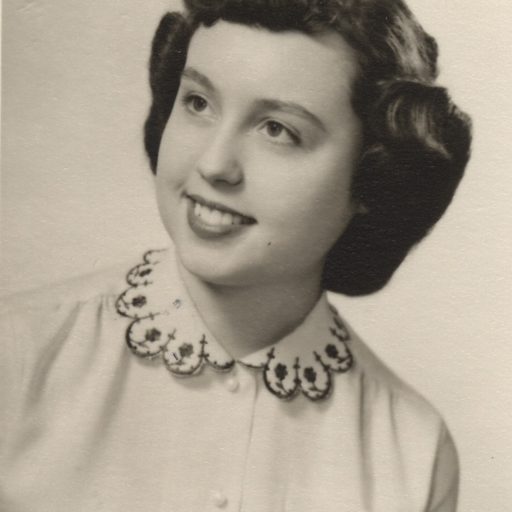 Archival photo of Marilyn (Frees) Hoghaug (1958)