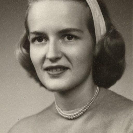 Archival photo of Judith (Richards) Spurgin (1958)