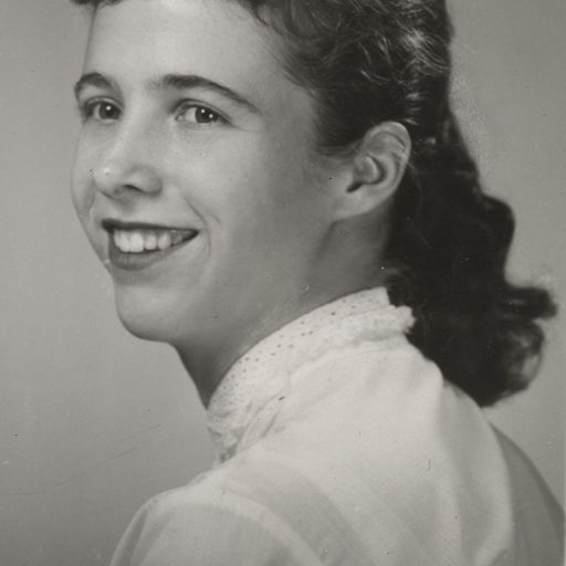 Archival photo of Marjorie (Pound) Layton (1959)