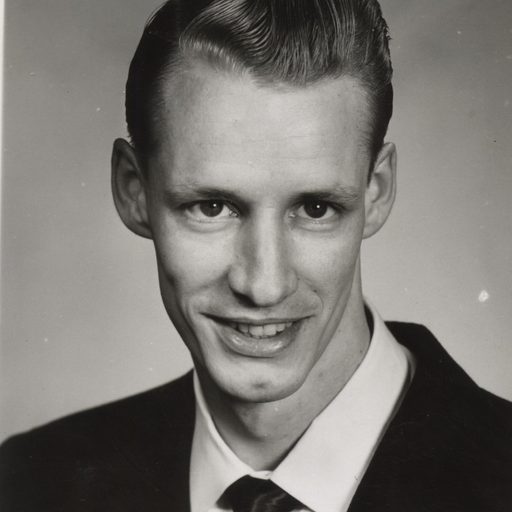 Archival photo of Donald Rail (1958)