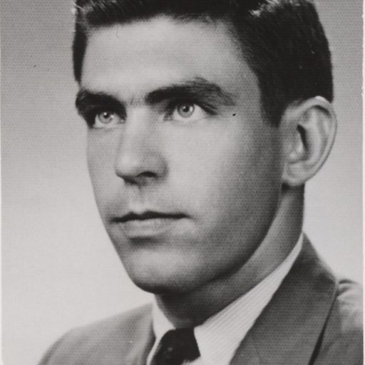 Archival photo of Robert Stout (1959)