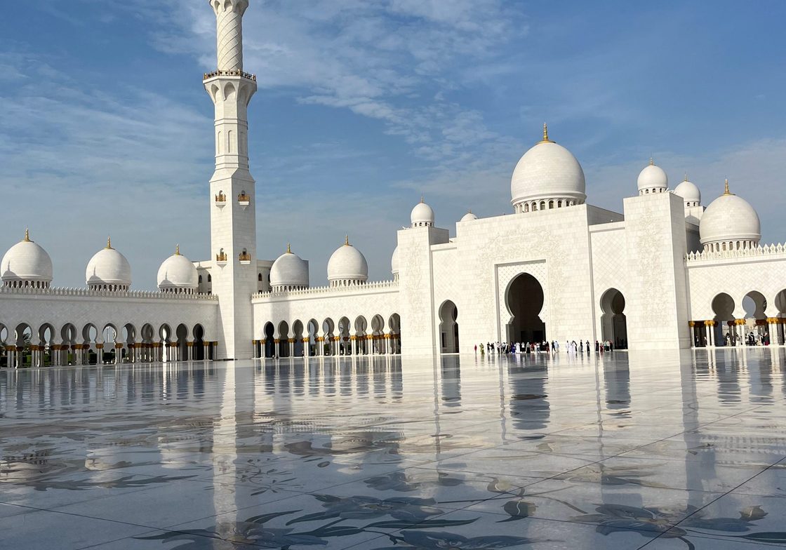 Zayed Mosque Front view