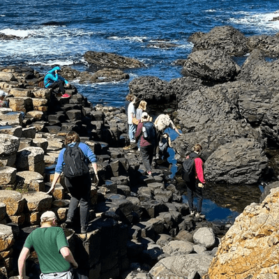 at Giant’s Causeway