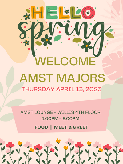 Spring term welcome back poster