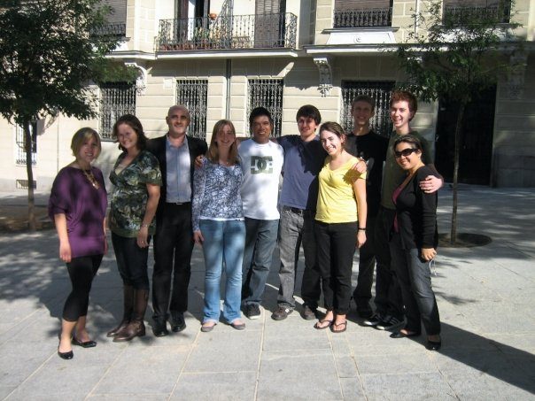 Partial Group Photo with Spanish Writer Miguel Mena.