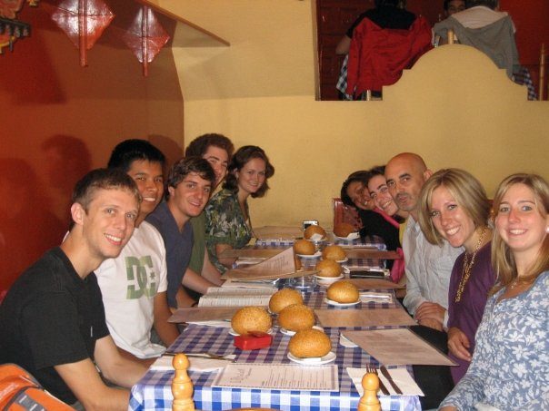 Group Dinner with Spanish Writer Miguel Mena