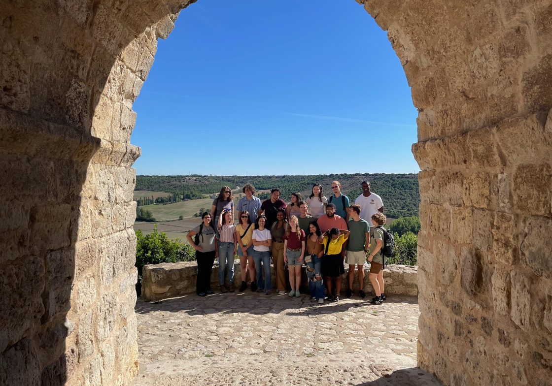 Students in Urueña, Valladolid